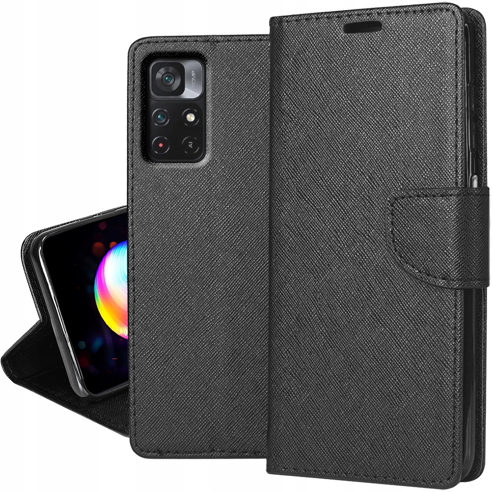 

Etui Portfel Case Szkło do Xiaomi Poco M4 Pro 5G
