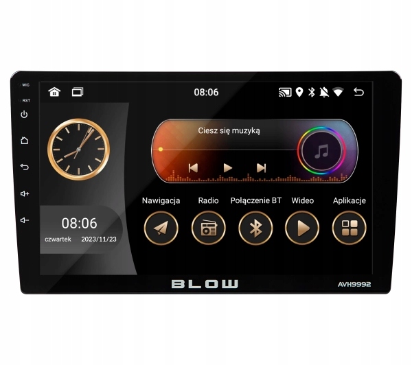2DIN Autorádio Blow AVH-9992 Usb 4x50W Bluetooth Android CarPlay