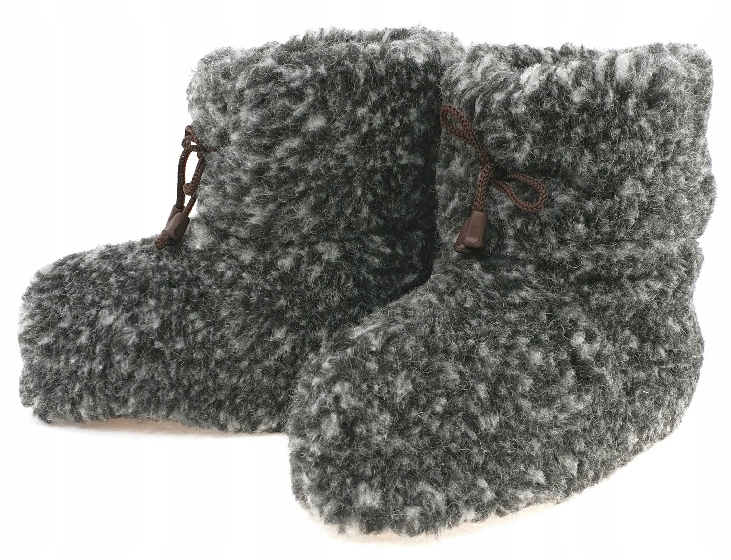 Podhalańskie Kapcie Bambosze Wełna Naturalna *39*