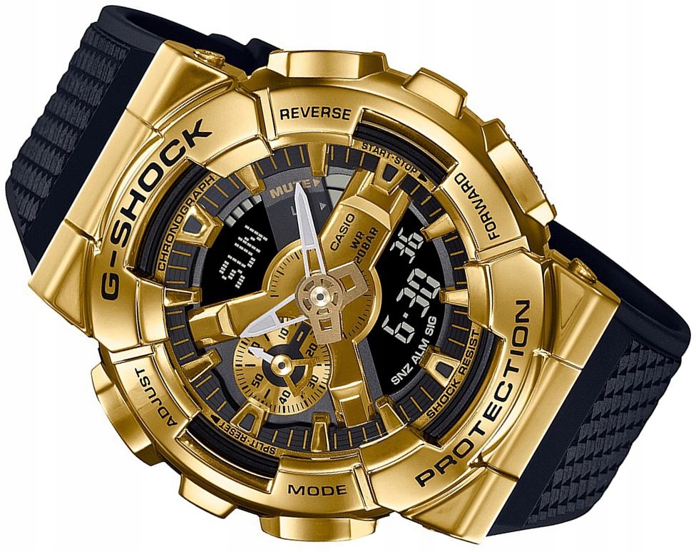 

Oryginalny Złoty Stalowy G-shock GM-110G-1A9 Box