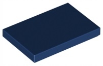 

Lego 26603 płytka tile 2x3 c. niebieski 1 szt Nowy
