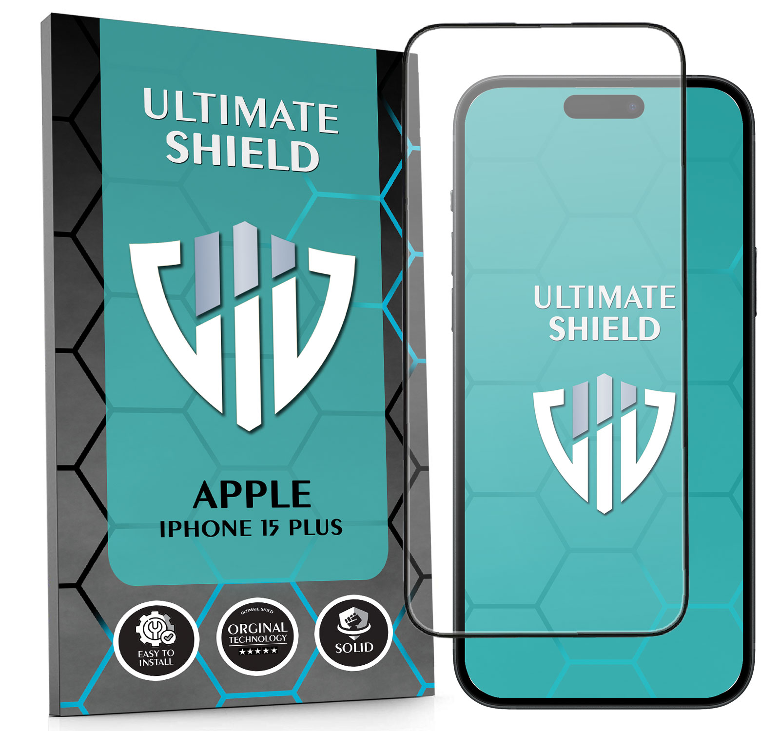 Megapak 5v1 Pancéřové Sklo 5D Rychlé Sklo Pro Apple Iphone 15 Plus