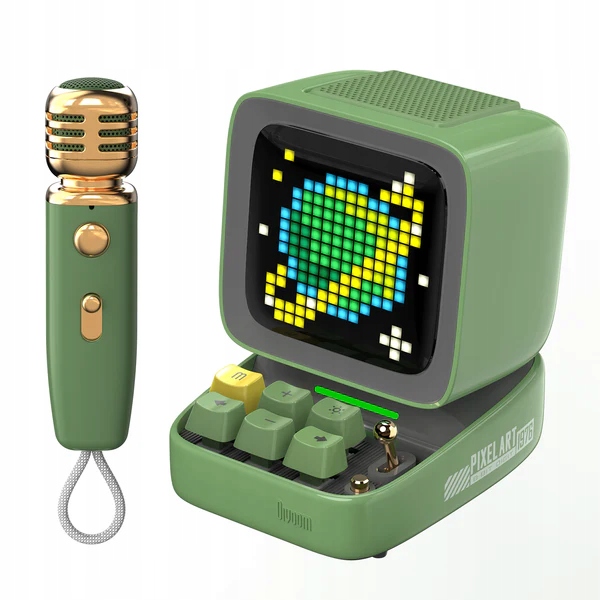 

Głośnik bluetooth karaoke mikrofon pixel Art Ditoo