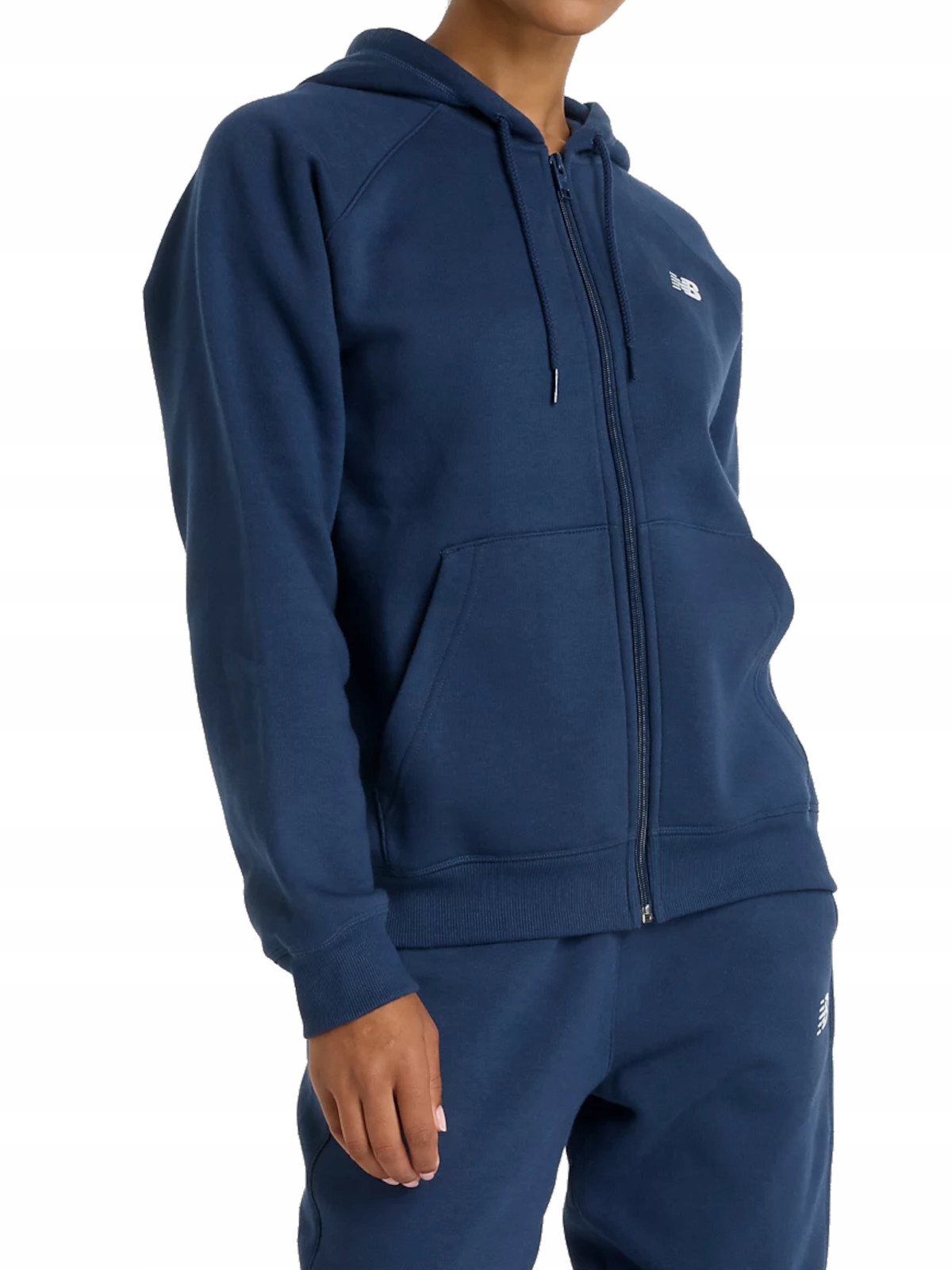 Dámská sportovní Mikina New Balance WJ43525NNY s kapucí tmavě modrá, XL