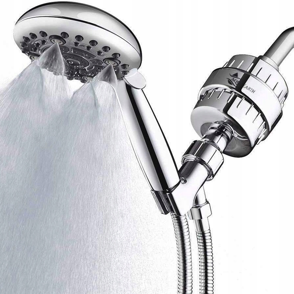 Output Revitalizing Shower Filter Reduces Dry Itchy Skin, Dandruff, Eczema Marka inna