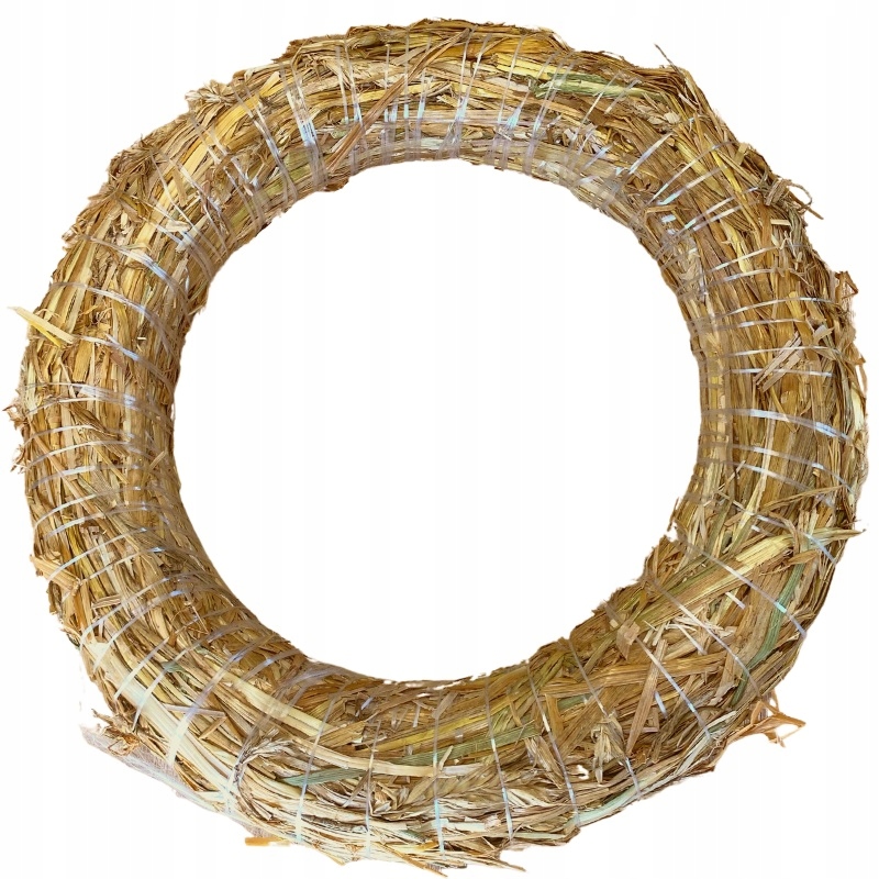 Słomiany WIANEK baza do stroików podkład 15cm