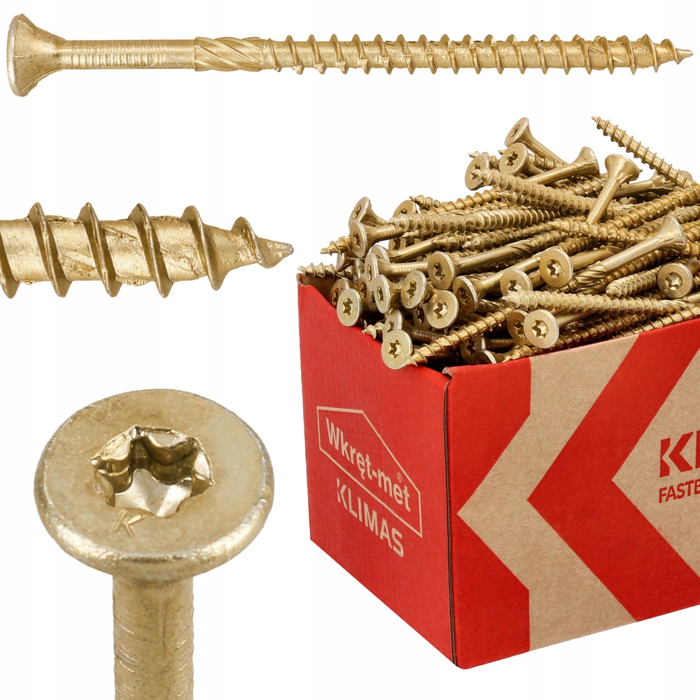 

Wkręty ciesielskie do drewna Torx 5,0x80 200szt