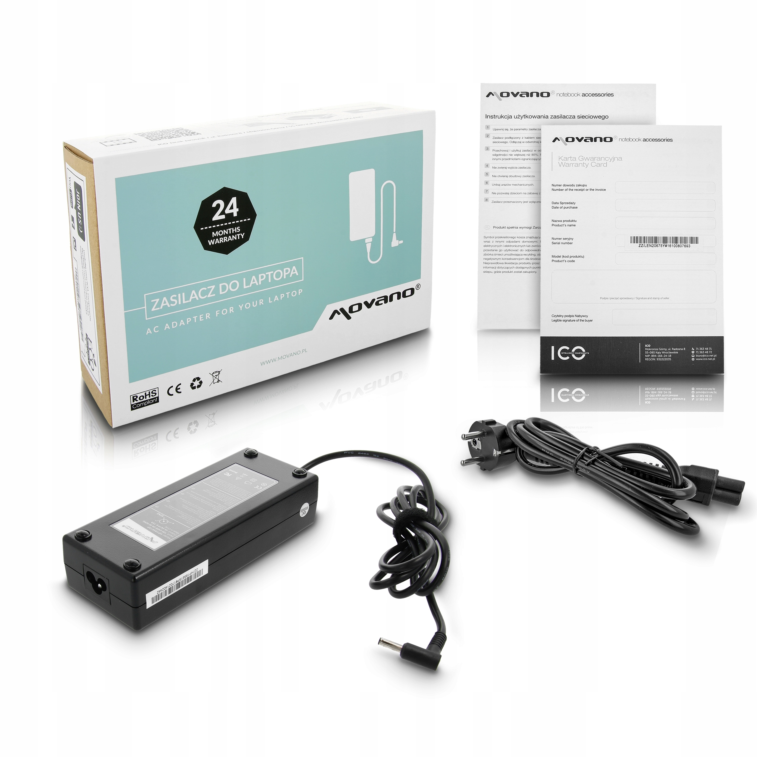 Napájecí zdroj Movano 120 W pro Hp, Compaq