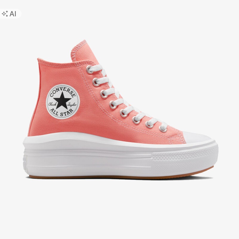 Converse Korálové Tenisky Converse Na Platformě Ctas Move Hi 39,5 U3A