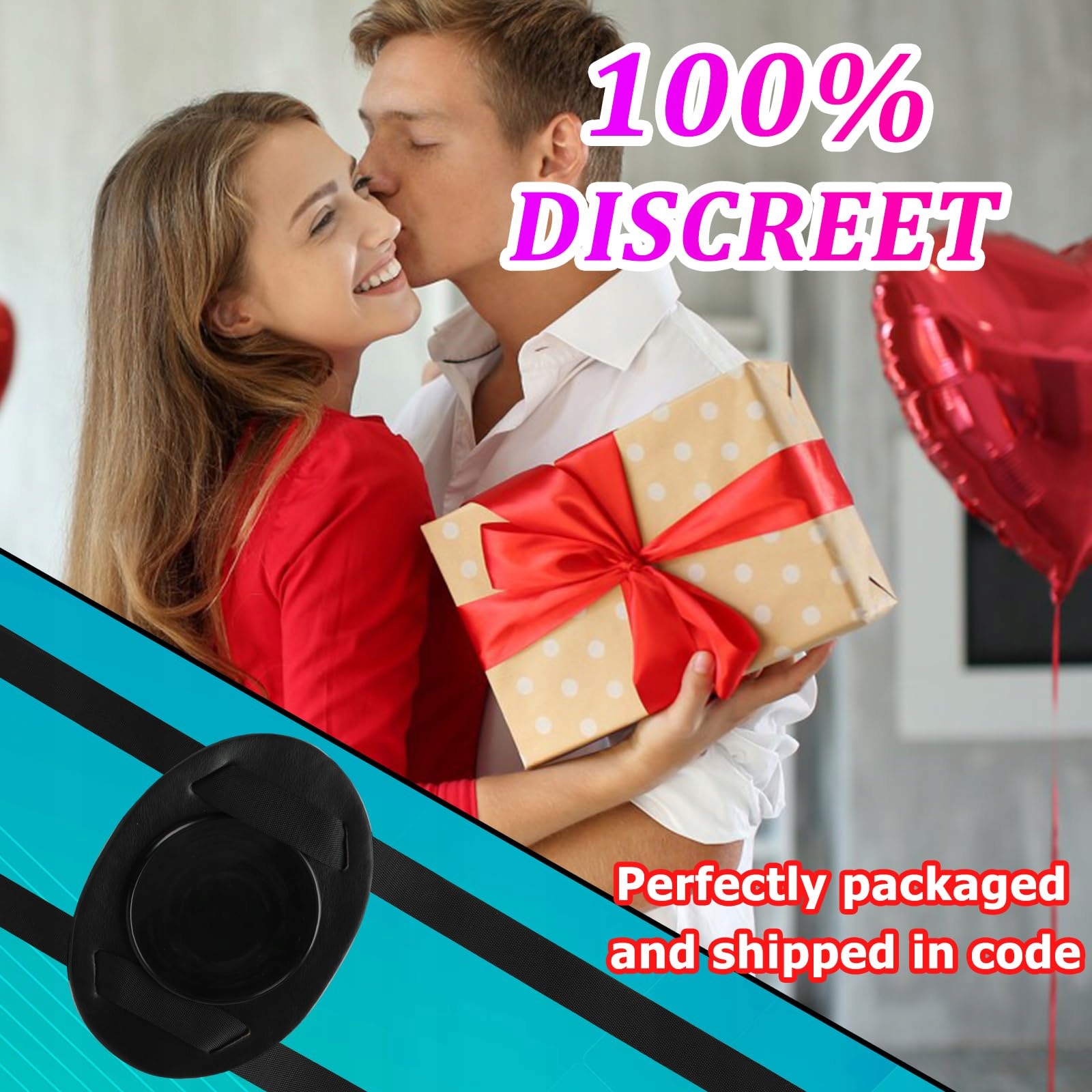 BLACK Suction Cup Dildo Realistyczny Z Poduszką Regulowany — miniatura 8