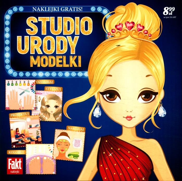 Modelki Studio urody Naklejki