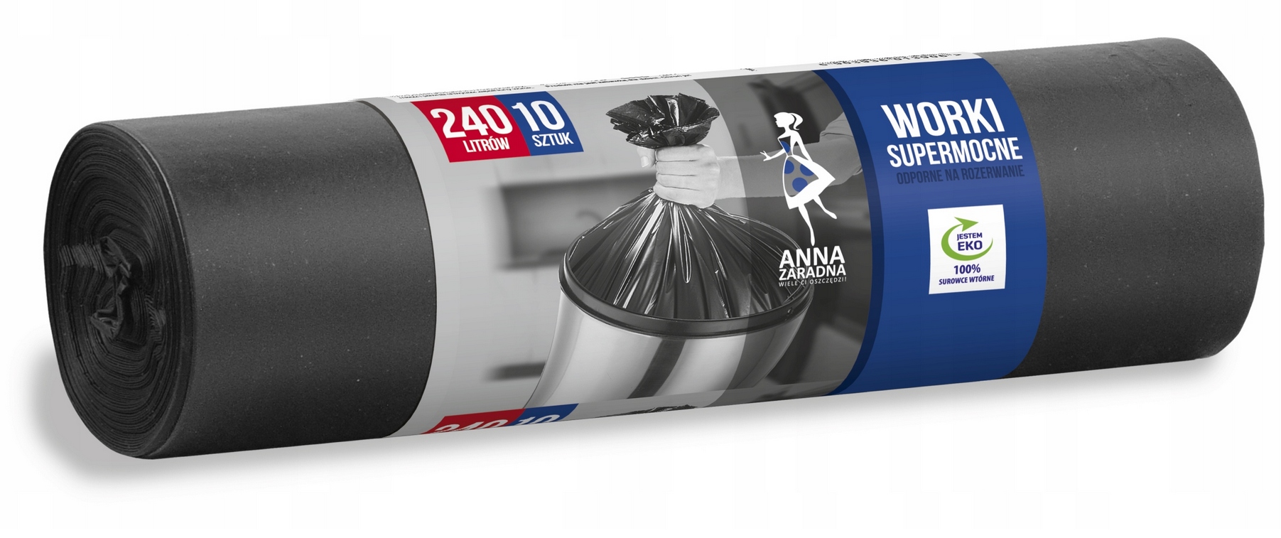 

Worki na śmieci Anna Zaradna 240l 10 szt