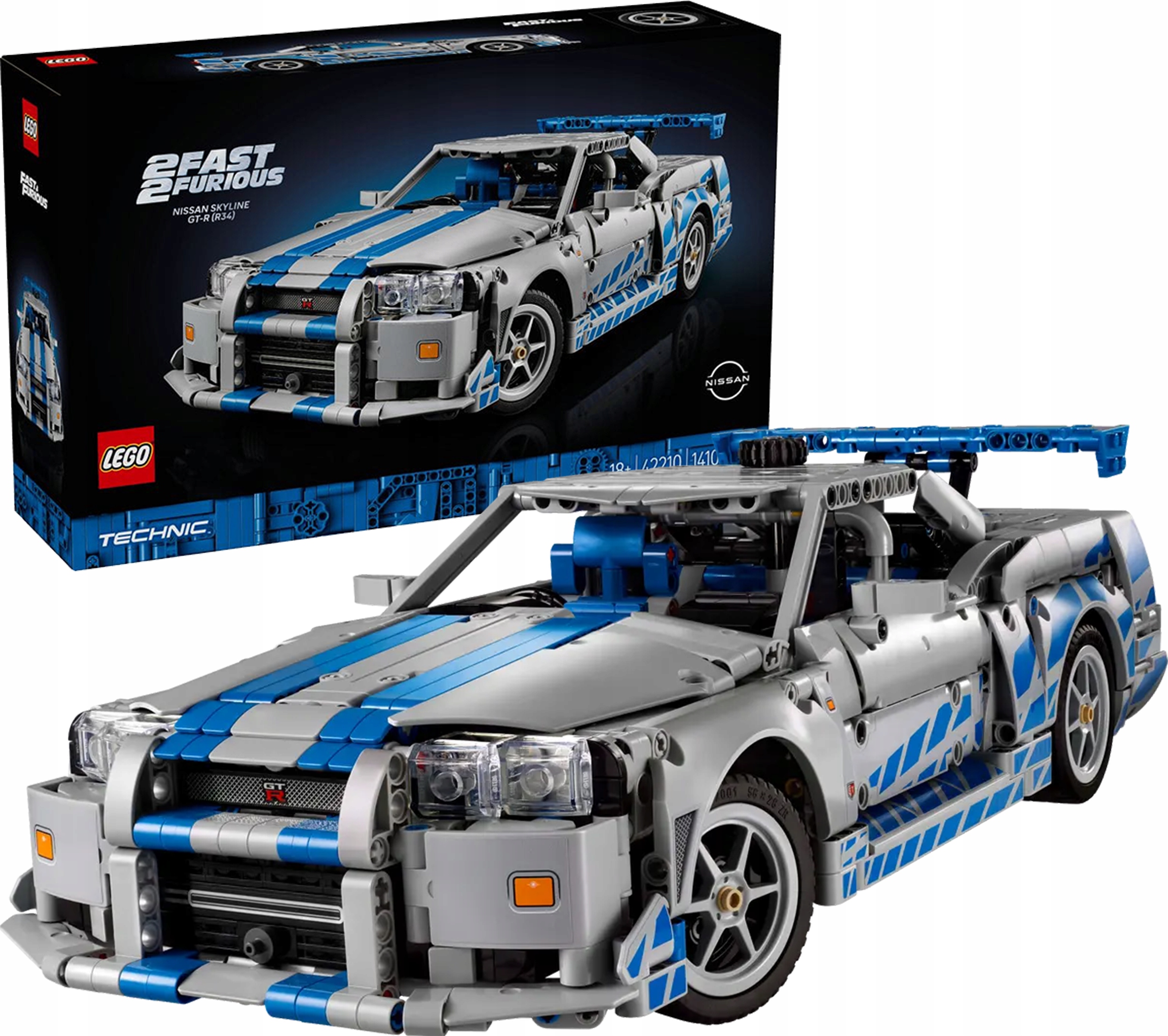 Lego Technic – Auto Nissan Skyline Gt-r Příliš rychle a zběsile – 42210