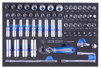 Nástavce Bity 1/4 Račňa 4-14 mm Torx E4-E8 T8-T40 Spline King Tony Vložka