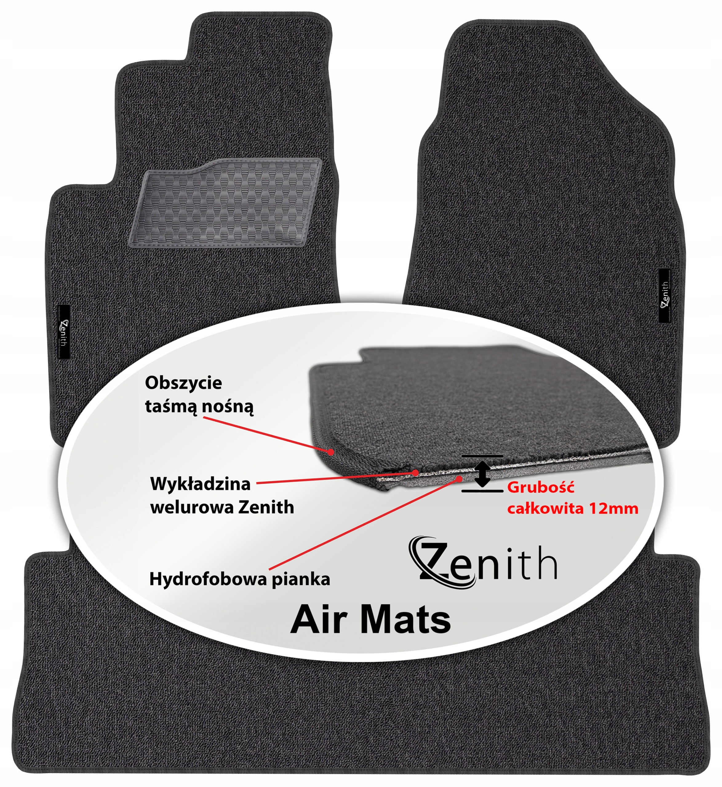 Opel Antara 2006-2017 Velúrové koberčeky do auta Zenith Air Mats