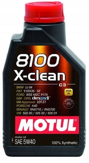 

Olej Silnikowy Motul 8100 X-Clean 5w40 2L