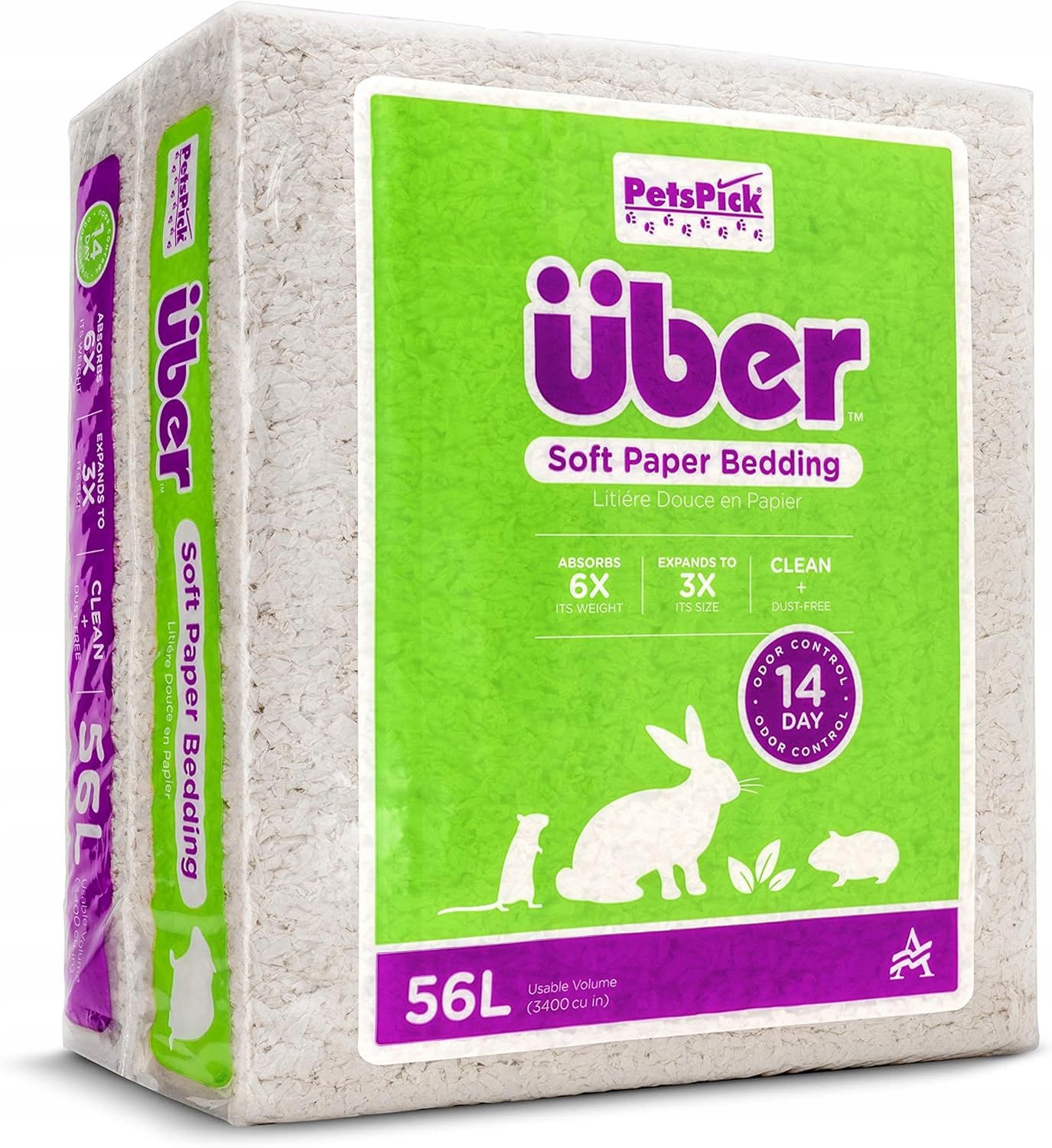 Levně Papírová Podestýlka Uber Soft Paper Bedding 56L Bílá (45041)