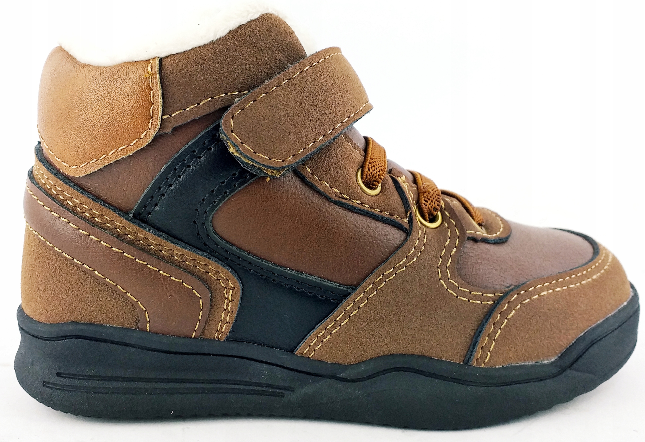 AMERICAN CLUB BUTY ZIMOWE TRAPERY RZEP CIEPŁE 28