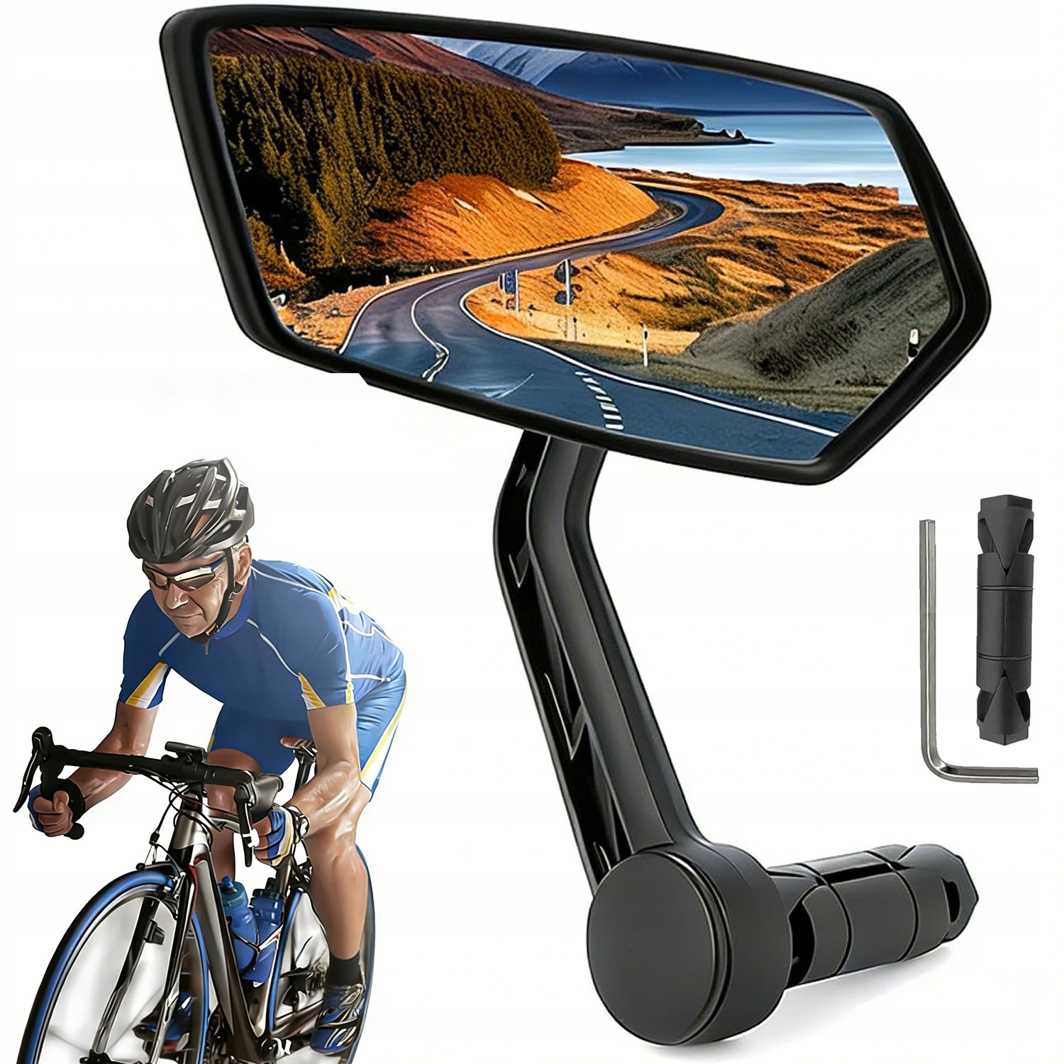 Lusterko Rowerowe Backsight Na Kierownicę Lewe