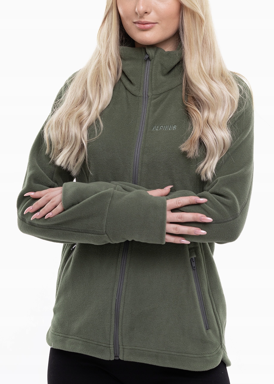 Dámská Mikina fleecová Alpinus na zip, velikost M
