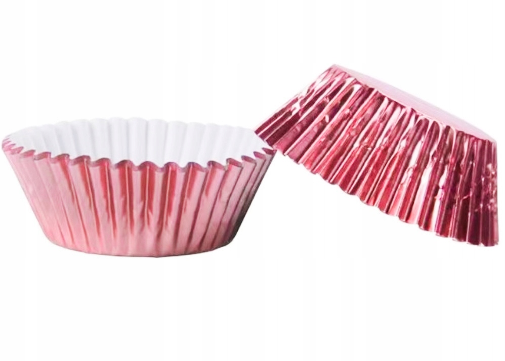 

Papilotki Foremki Do Muffinek Różowe Złoto 50 Szt