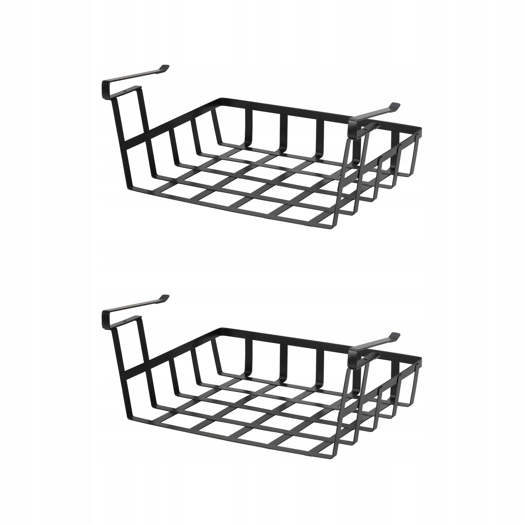 2 ks Koš s klipem Palycke antracit 36x26x14 cm organizace