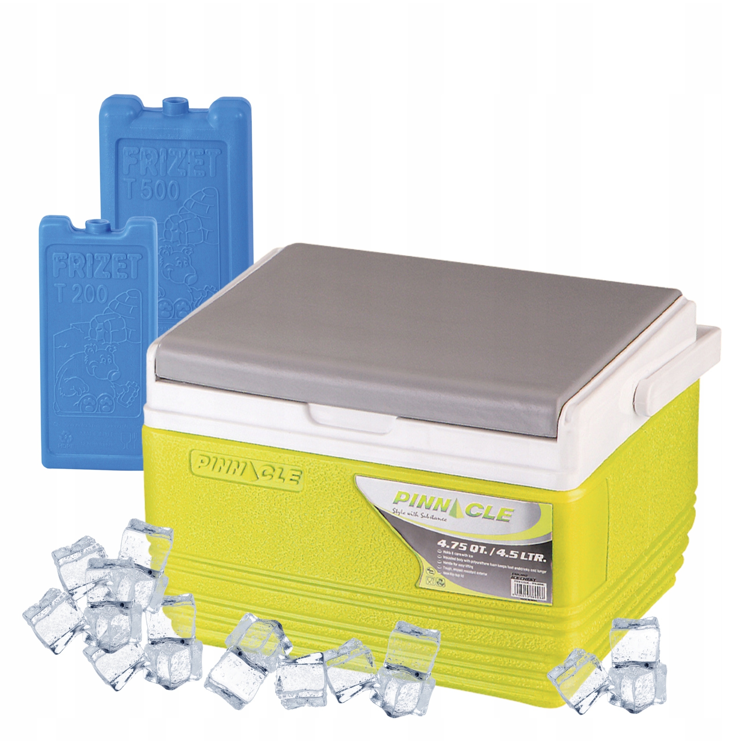 Turistická lednička na náplně 4,5 l Pinnacle Tpx 6006 limetková 2 náplně