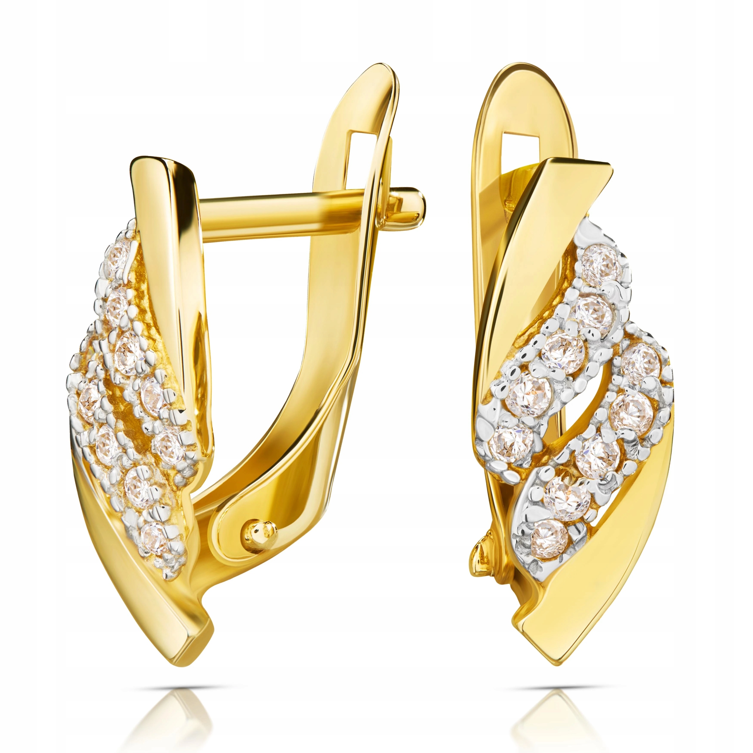 Zlaté náušnice Clair 585