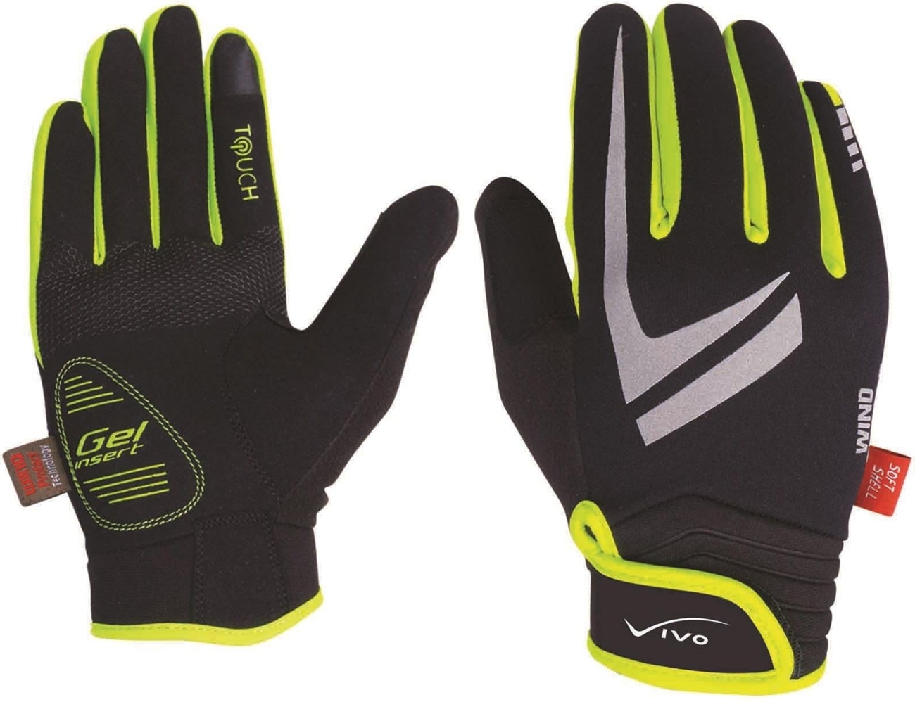 Teplé Cyklistické Rukavice Vivo SB-02-1509D