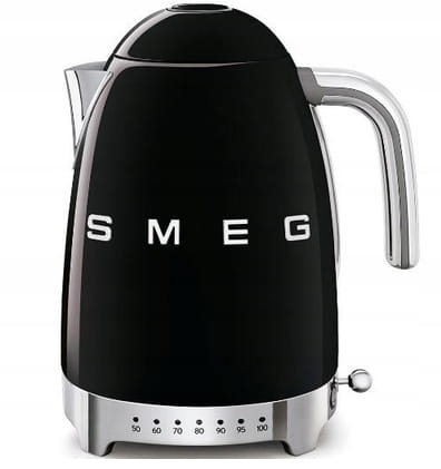 Elektrická kanvica Smeg Klf04Bleu 2400 W Čierna