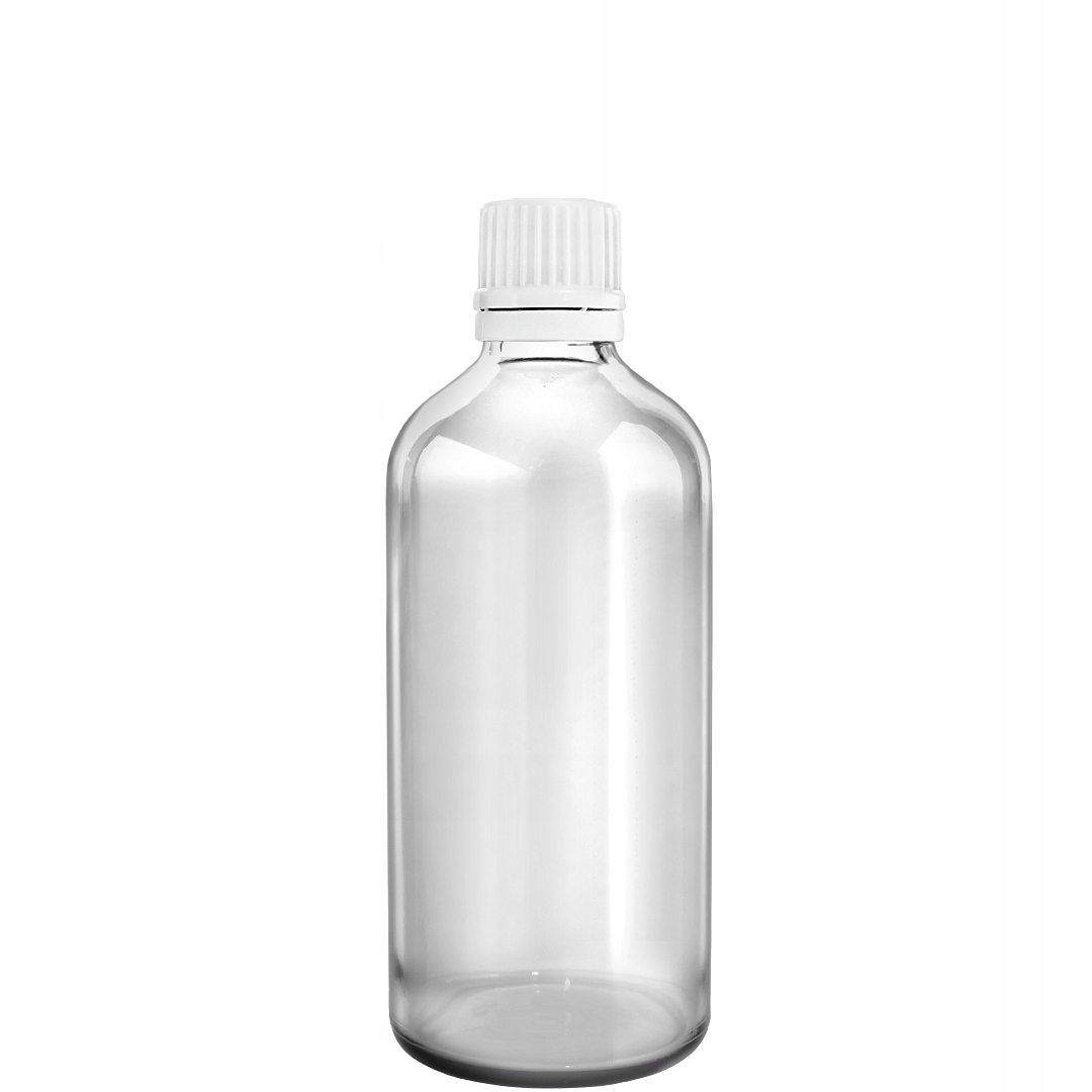 

Butelka Szklana 100ml Bezbarwna Z Nakrętką Plastik