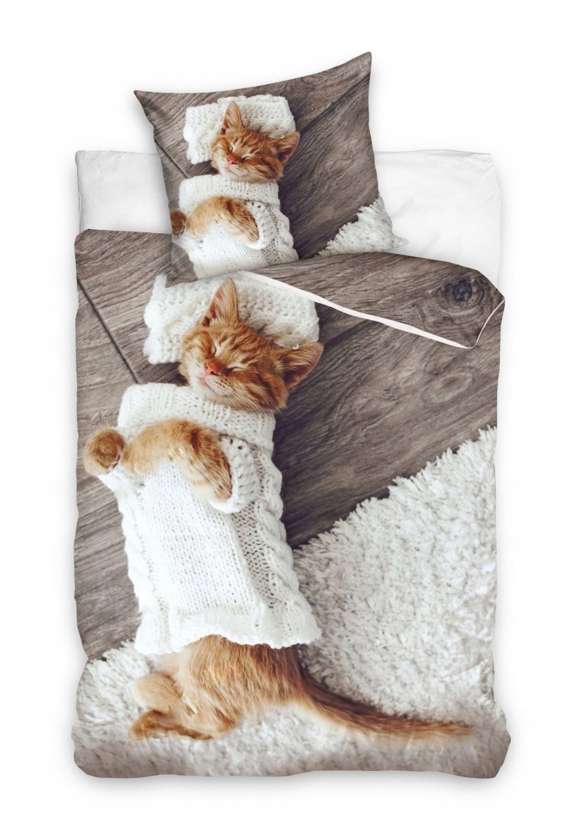 

Pościel Rudy Kot W Sweterku Real Foto 160x200