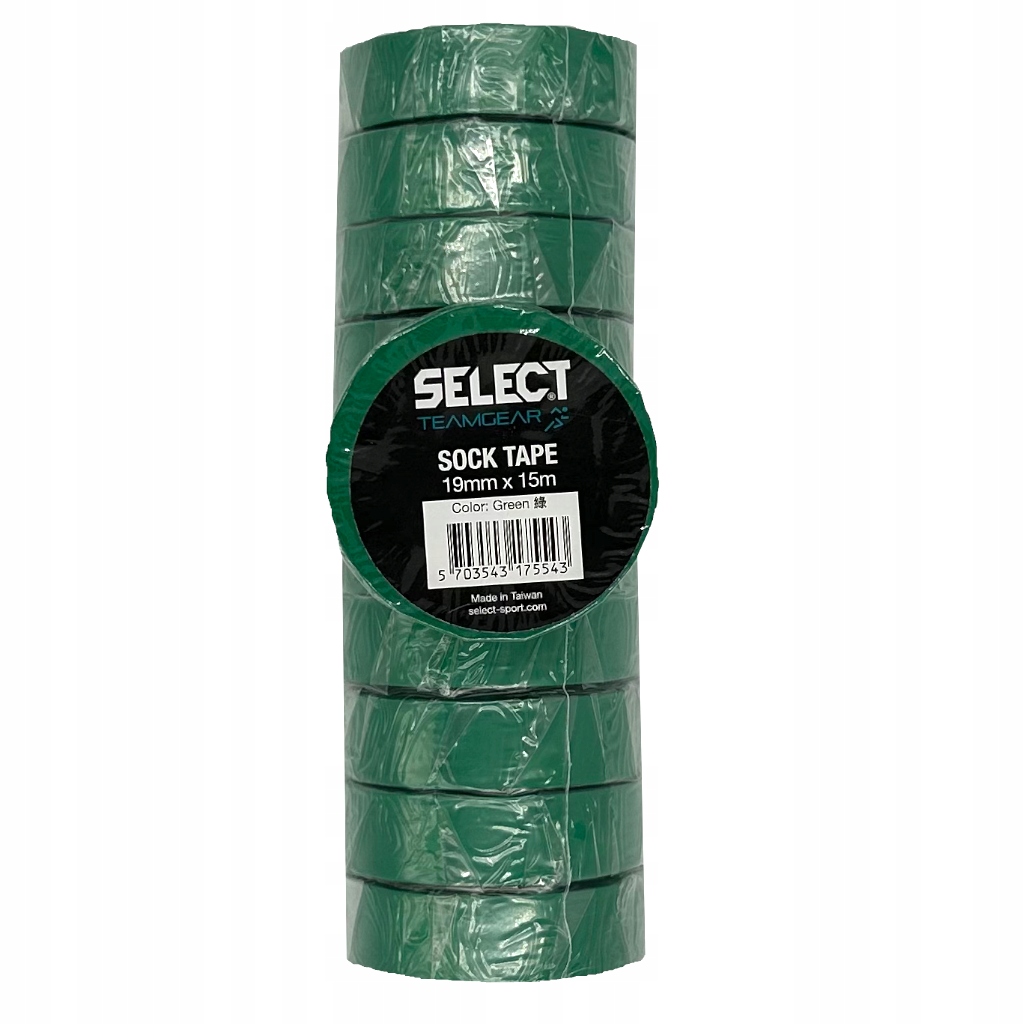 Select Taśma Do Getr Piłkarskich Zielona 15m 10szt.