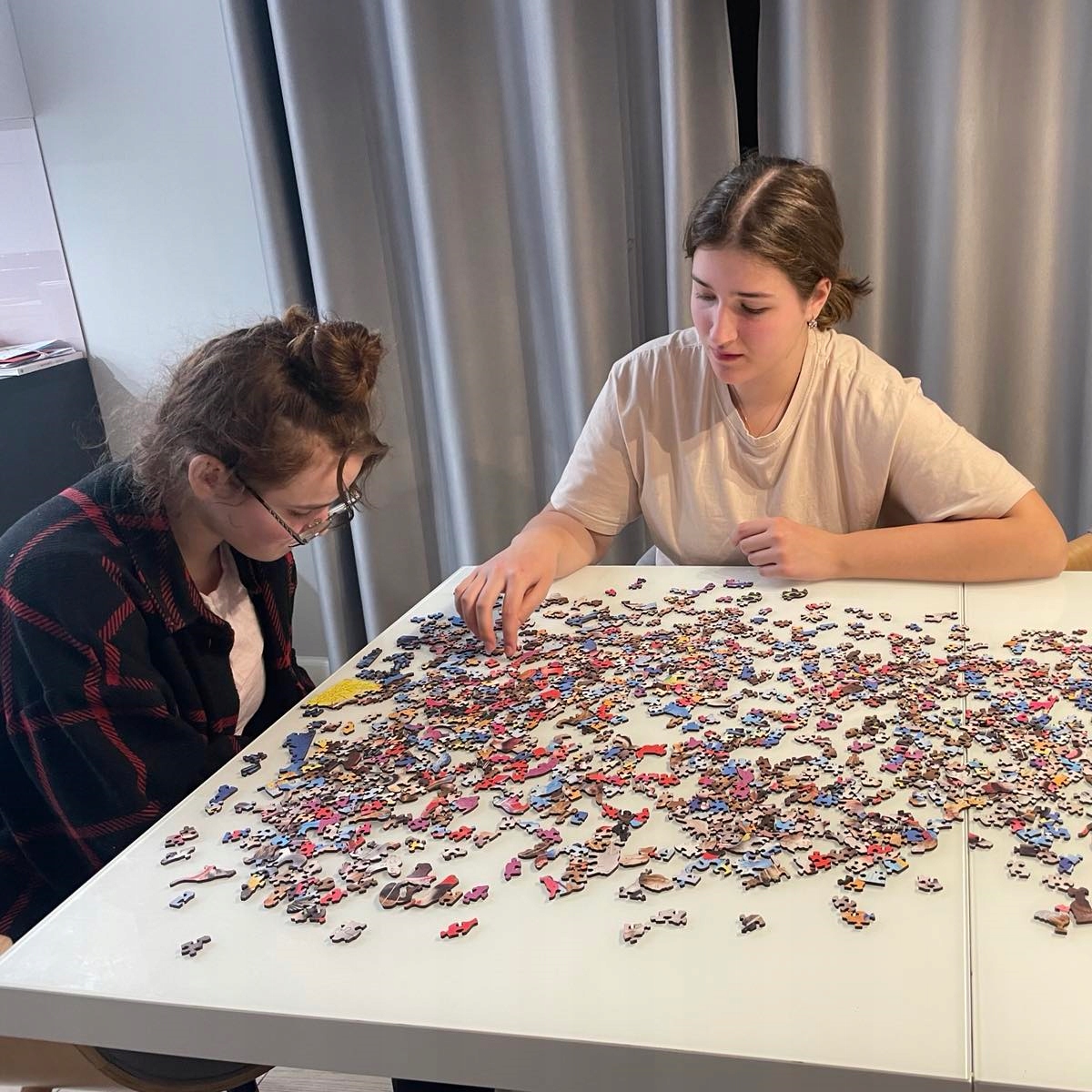 Drewniane Puzzle Amsterdam Nocą 500 +5 elemenów Płeć chłopcy dziewczynki