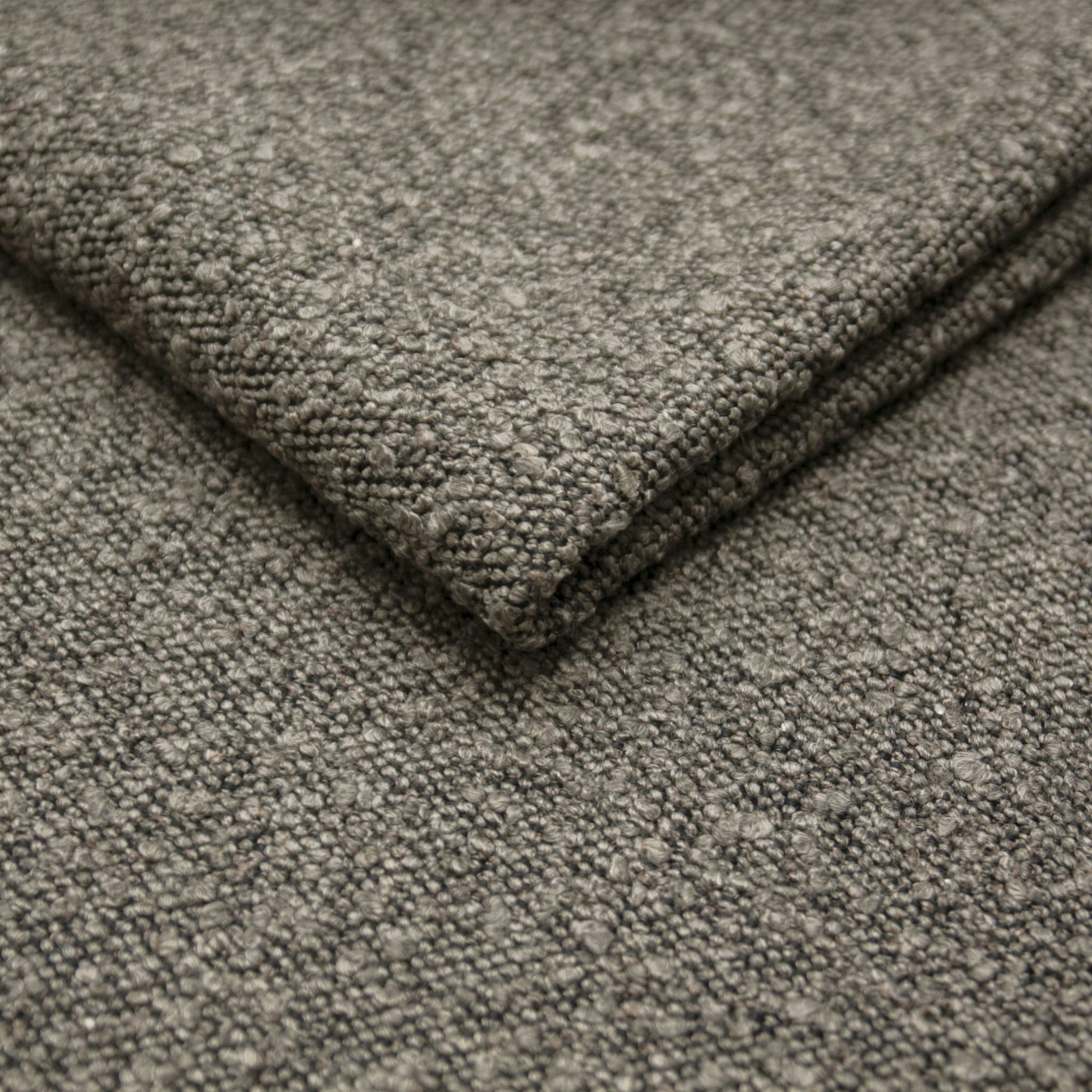 Potahová látka na nábytek nejsilnější bukla Pecora mouse (bouclé 1mb