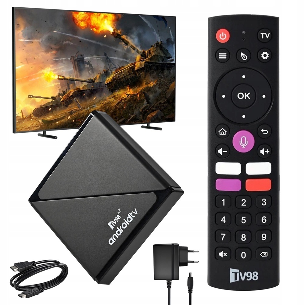 Zařízení Tv Box se systémem Android 14 a Wi-Fi 5G Přehrávač