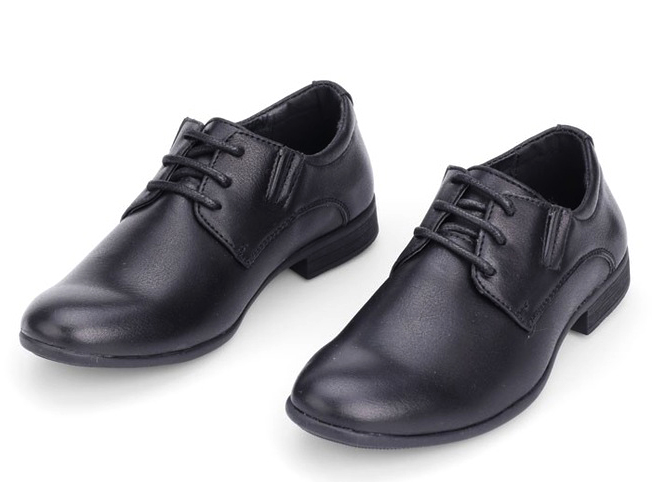 PÓŁBUTY KOMUNIA CHŁOPAK PANTOFELE MATOWE Czarne 36 Rozmiar (new) 36