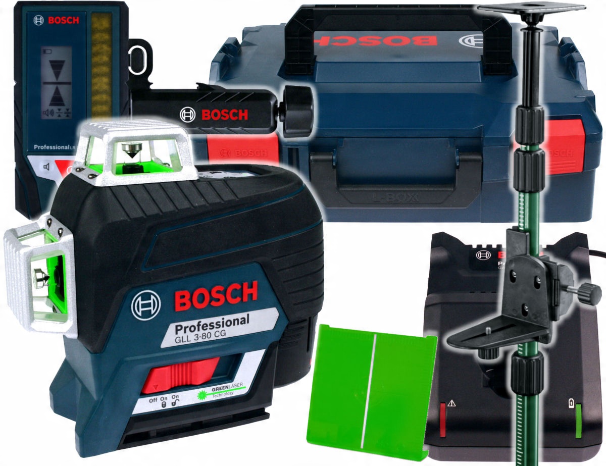 

Laser Gll 3-80 Cg Bosch Tyczka Odbiornik LR7