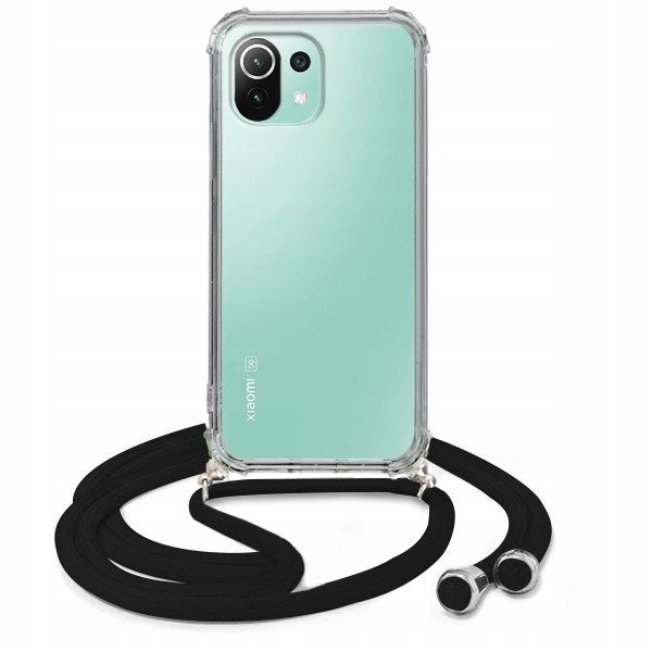 Etui Crossbody XIAOMI MI 11 LITE 5G Czarny Sznurek