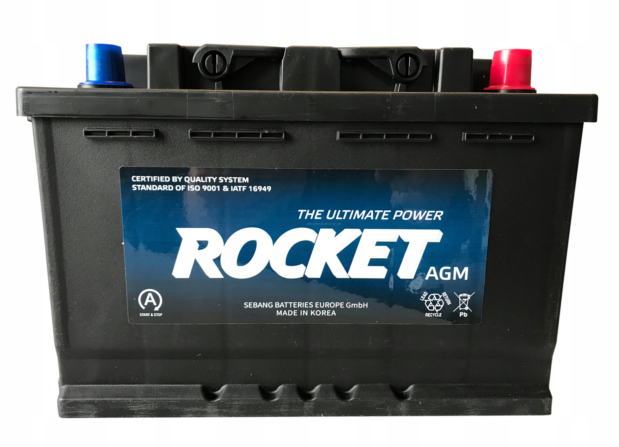 ROCKET70AGM - Аккумулятор Rocket AGM 12V 70ah 760a Start & Stop