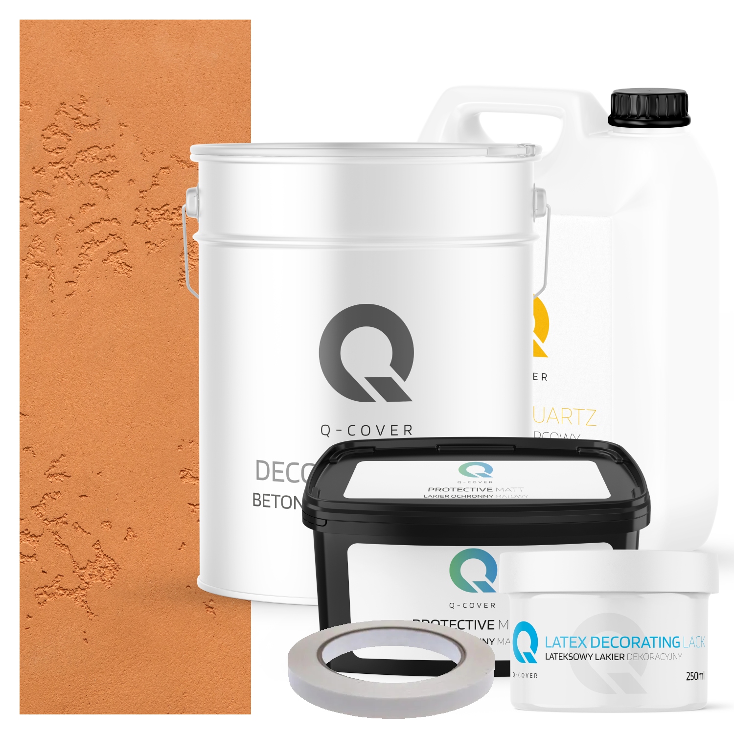 Architektonický Venkovní Beton Karamelový Set F596 19kg Komplet 10m2