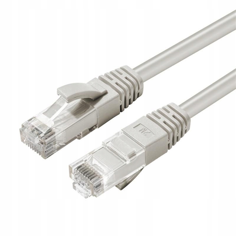 MicroConnect CAT6A UTP 7,5m Szary LSZH