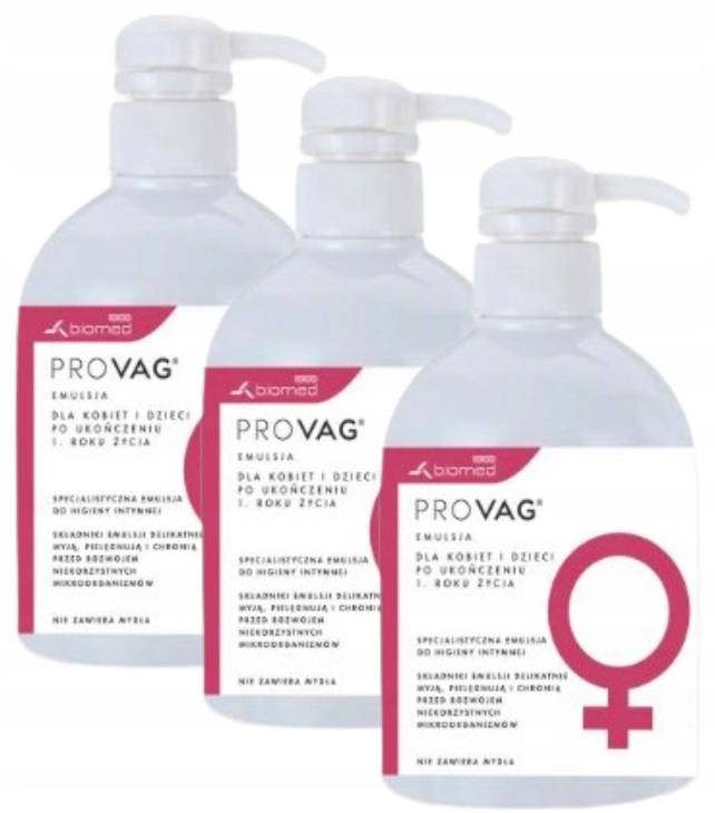 Provag Emulsja do higieny intymnej 3x500 ml