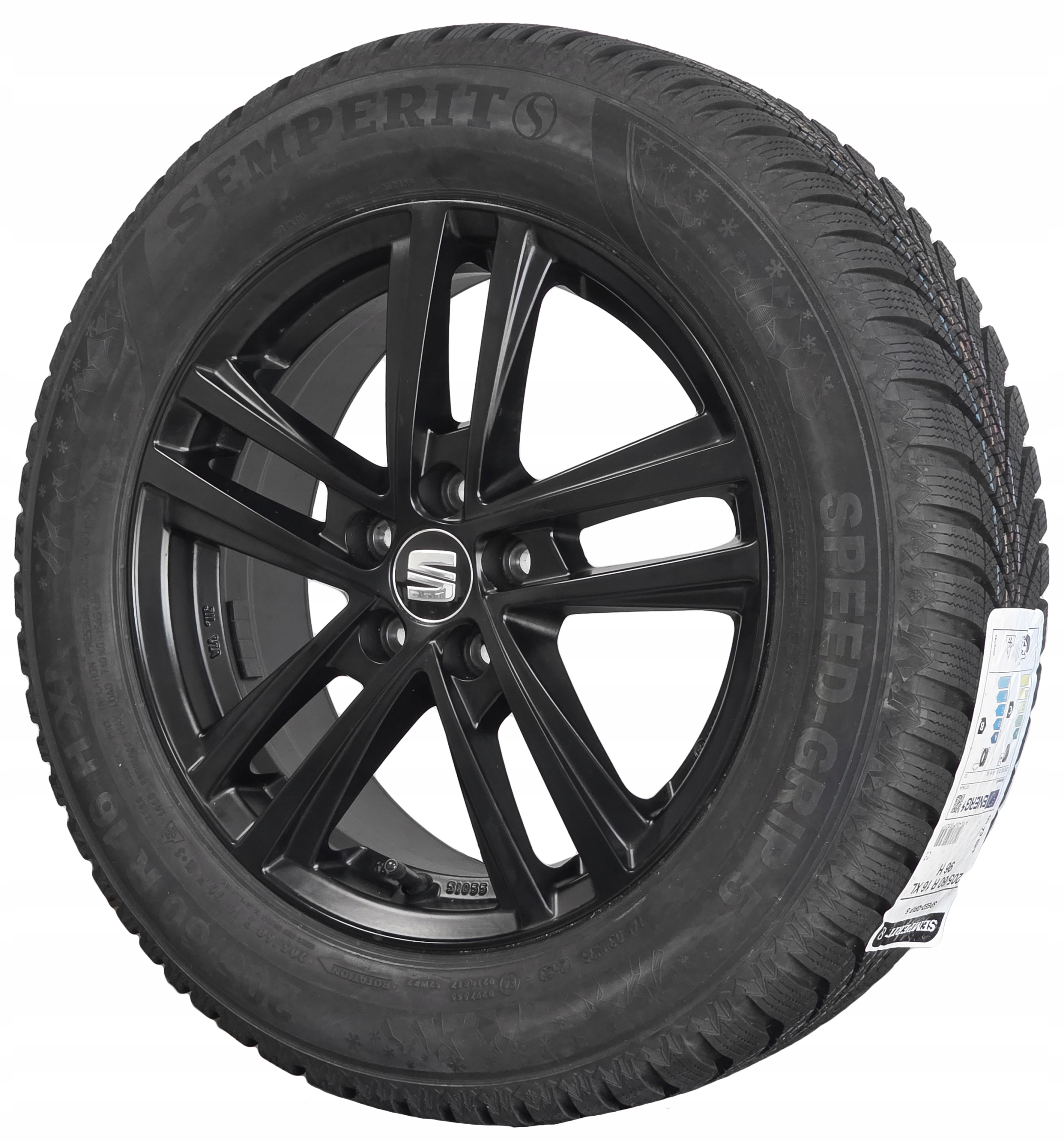 Nové Zimné Kolesá Seat Arona 5x100 205/60R16 Semperit 16 Palcov 2023 Rok