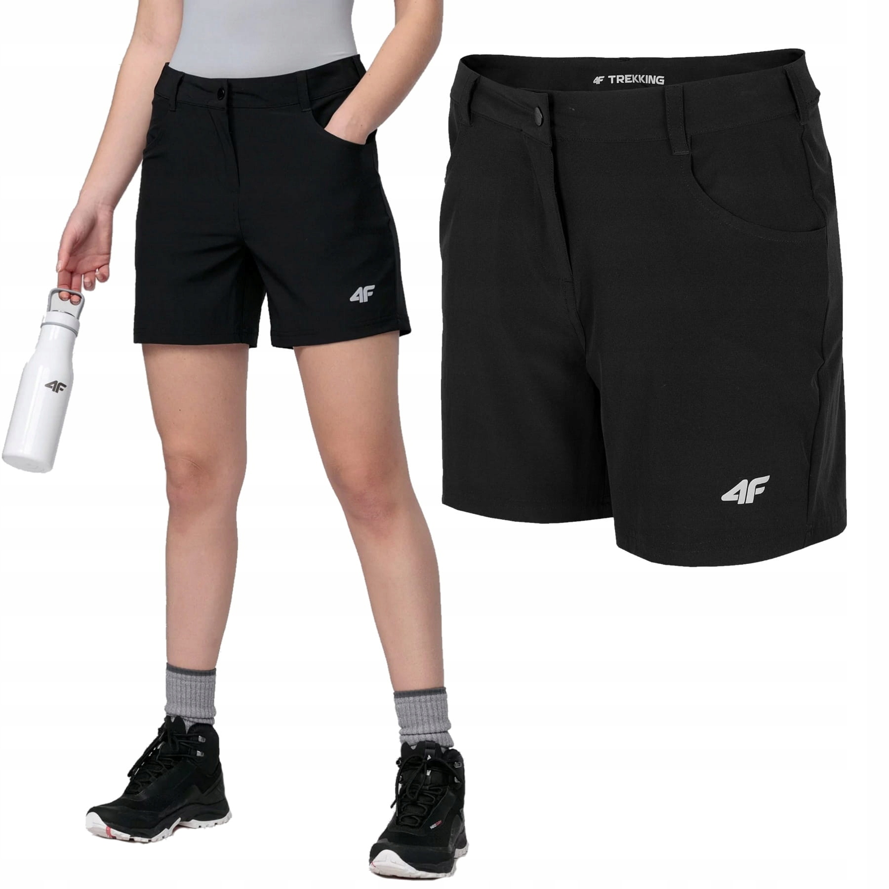

Spodenki Trekkingowe Damskie SKDTR060 Czarne - XXL