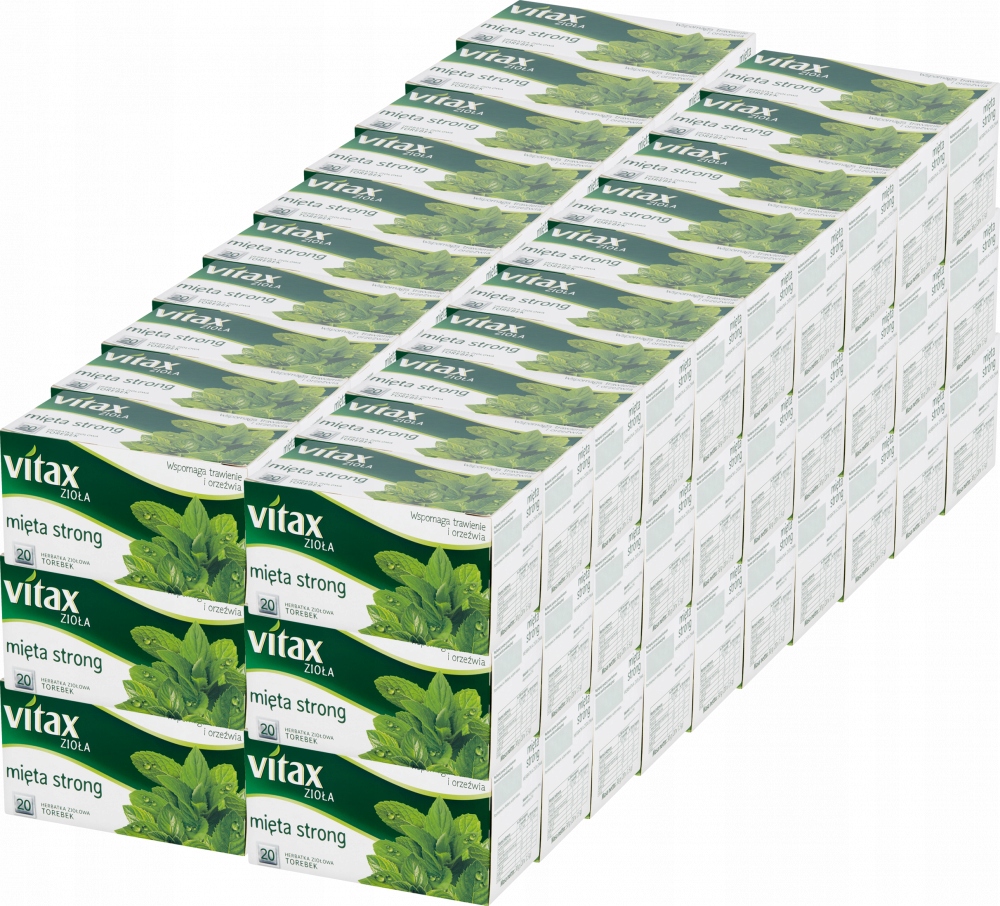 Vitax Strong Mięta Herbata zioła 20tb x60