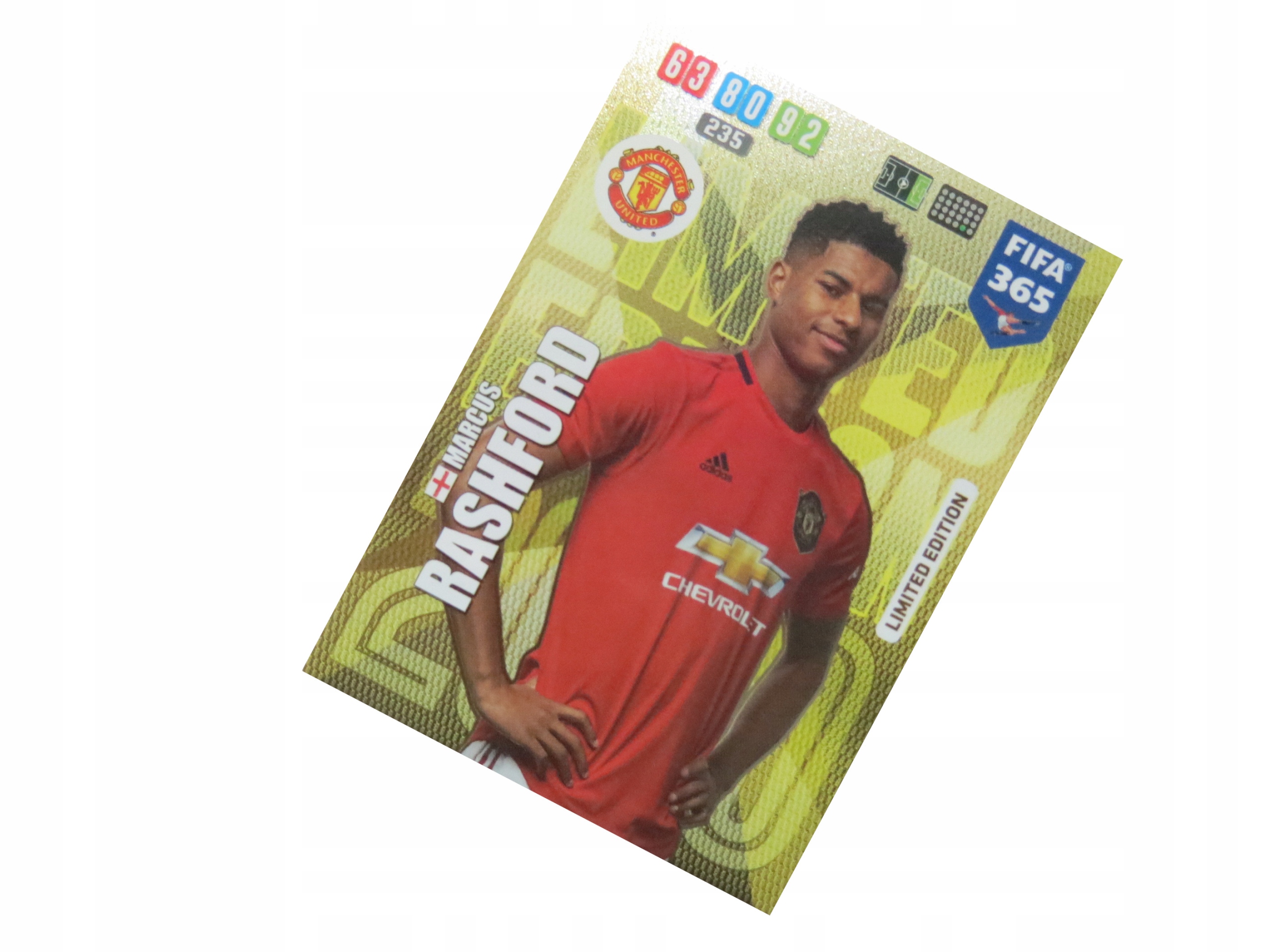 PANINI FIFA 365 2020 KARTY PIŁKARSKIE LIMITED RASHFORD MANCHESTER UNITED