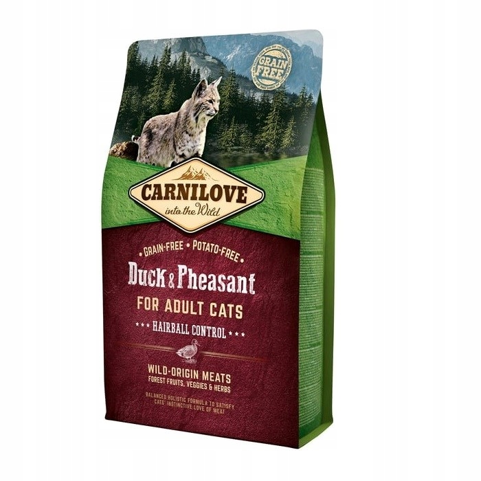Levně Carnilove Cat Duck & Pheasant Hairball Control 2kg