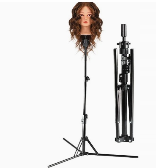 Nastavitelný kadeřnický stojan, 160 cm, pro modelku hlavy, pro výuku kadeřnictví