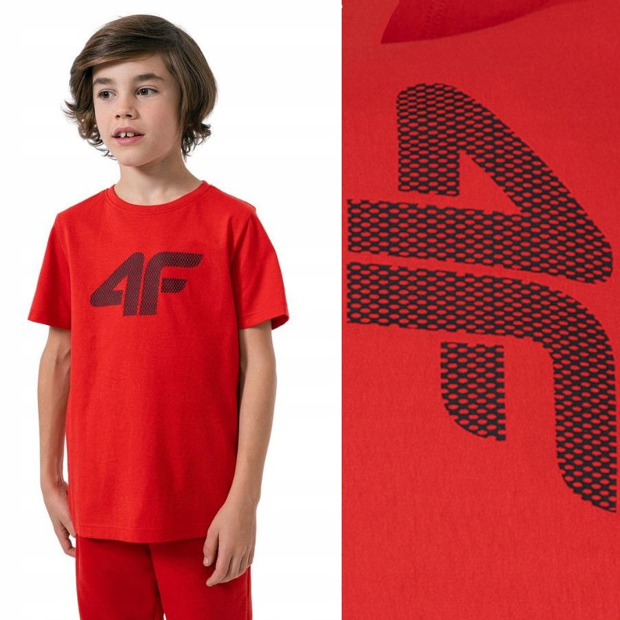 

Koszulka chłopięca 4F dziecięca t-shirt sportowa